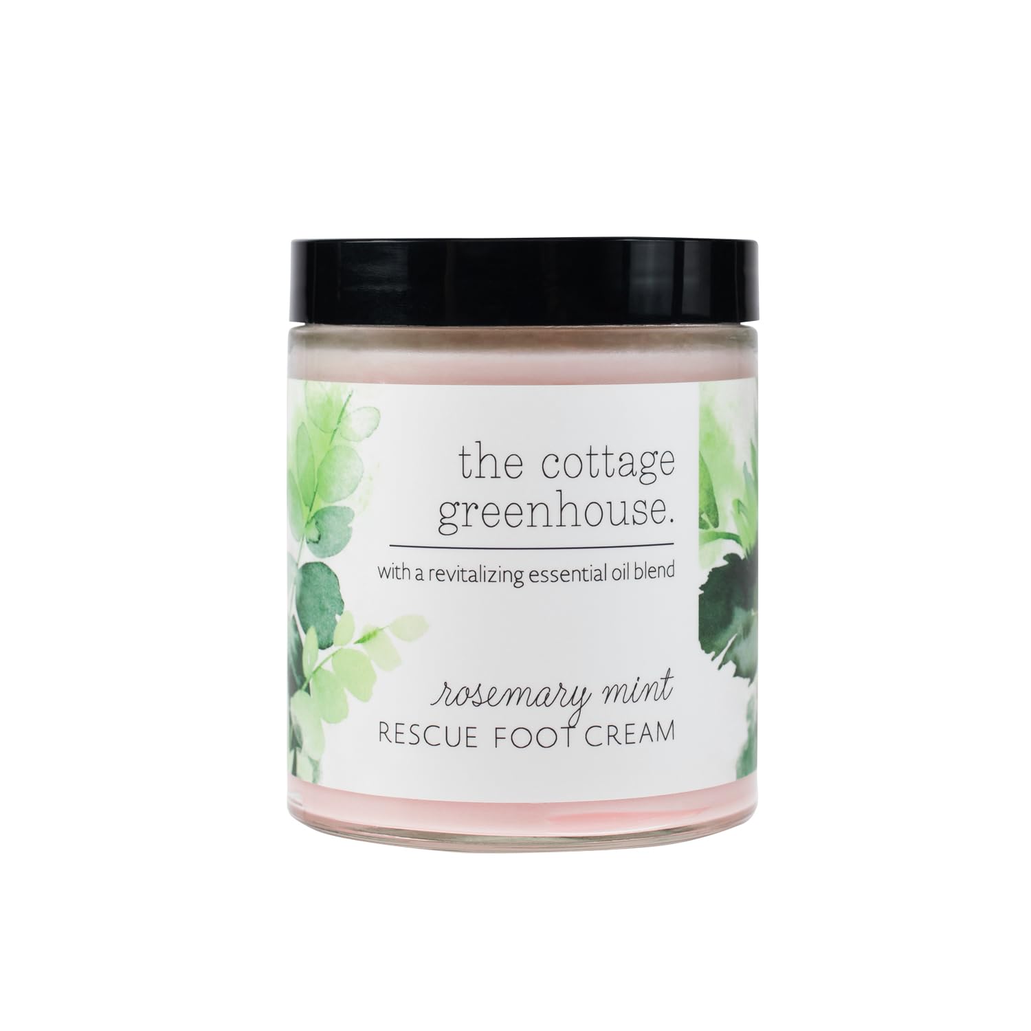 The Cottage Greenhouse Rosemary Mint Foot Cream | 6 oz / 170 g