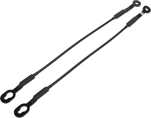 X AUTOHAUX Pair Rear Tailgate Cables Lift Gate Support Straps Pickup for Chevy S10 1994-1998 2000-2004 38534 15683449