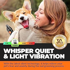 Dognailgrinderwith2ledlightspowerful2speeddognailtrimmerswith3grindingwheelssuperquietrechargeablepetdognailclipperskitforlargemediumdogscatssmallanimalnailcare  Cucciolini Doodles   cucciolini doodles