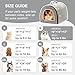 Jiupety Hundehütte Indoor, 2-in-1 Hundehaus für Drinnen, M Größe Hundehöhle Kleine Hunde für Katze und kleine Hunde, Warme Höhle Schlafnest, Grau