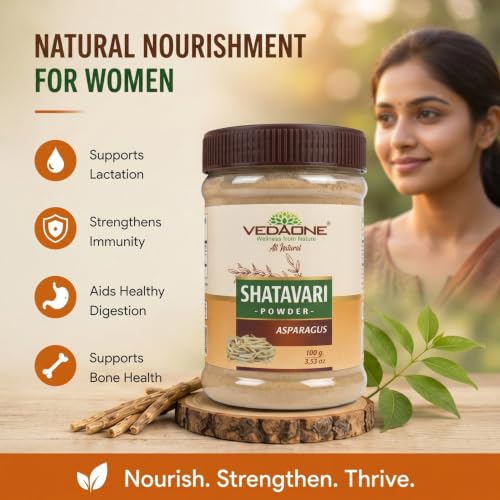 Image of USDA Organic Shatavari Powder - 100g (Pack of 2)