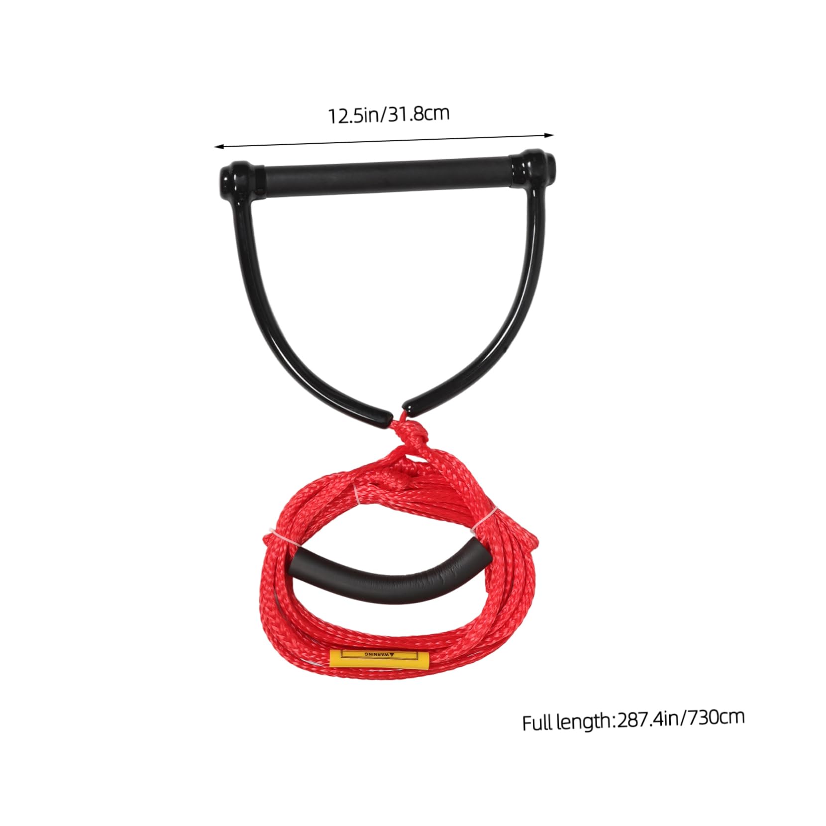 UKCOCO Cuerda de Esquí Acuático para Wakeboard y Tabla de Rodillas Mango Resistente al Desgaste y Material PP para Esquí de Agua y Deportes Acuáticos