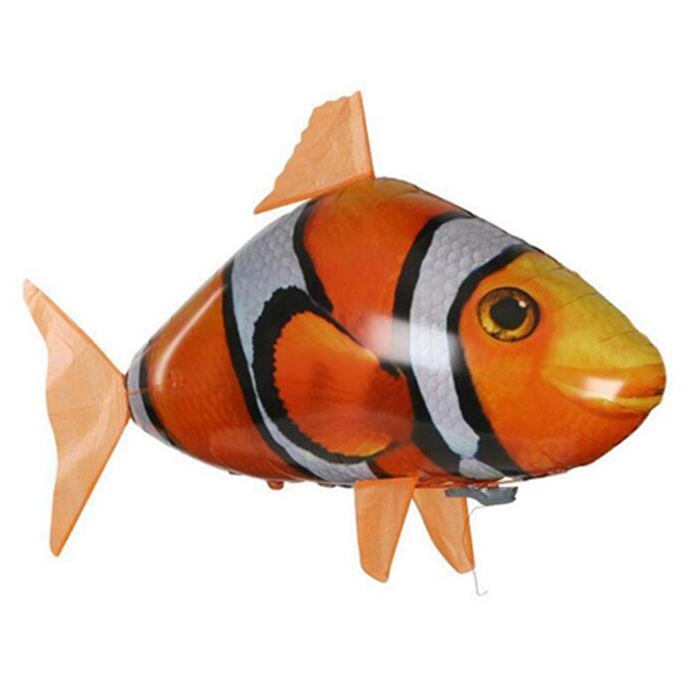 Buy Air Swimmers Remote Control Flying Fish Remote Control Shark Inflatable Flying Shark Orange