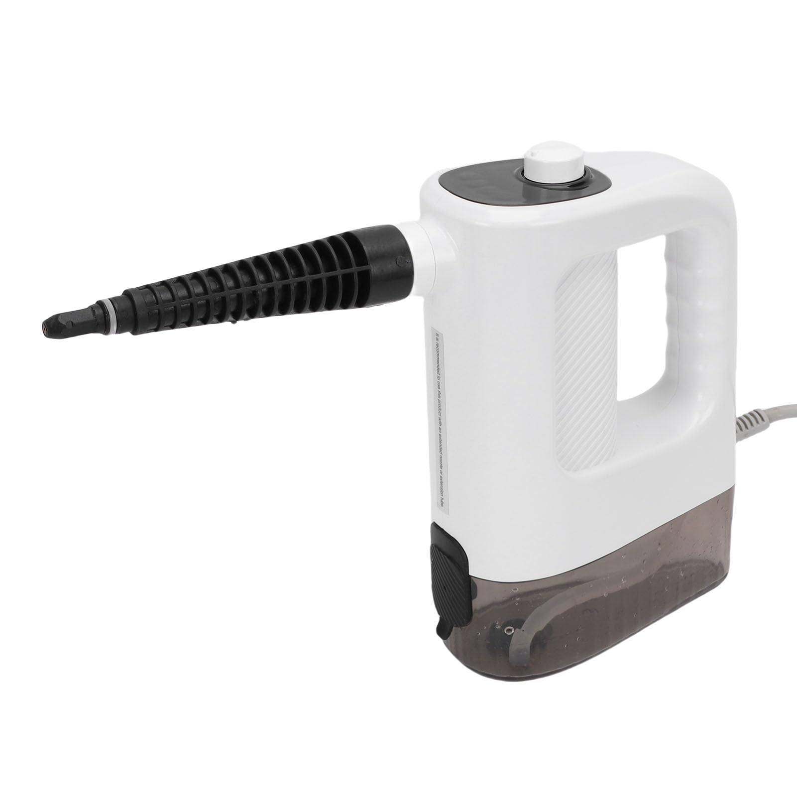 Tnfeeon Limpiador a Portátil de 1200 W con Tanque de Agua Transparente de 400 Ml, de Alta Temperatura de Calentamiento Rápido de 15 S para Limpieza del Hogar, Cocina y Coche (Enchufe europeo 220V)