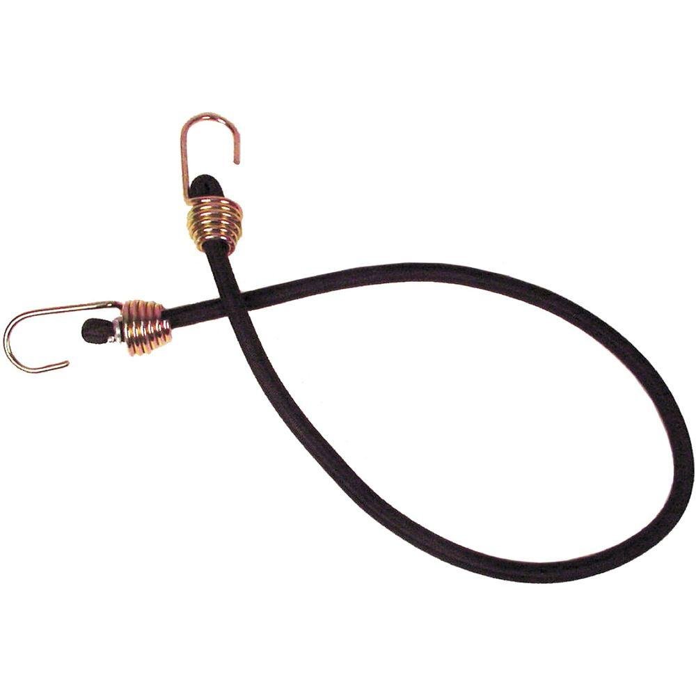 Keeper Bungee-Stretch-Kordel 81,3 Cm – Robuste Gummikordel Mit Haken, UV-geschützt, Schwarz