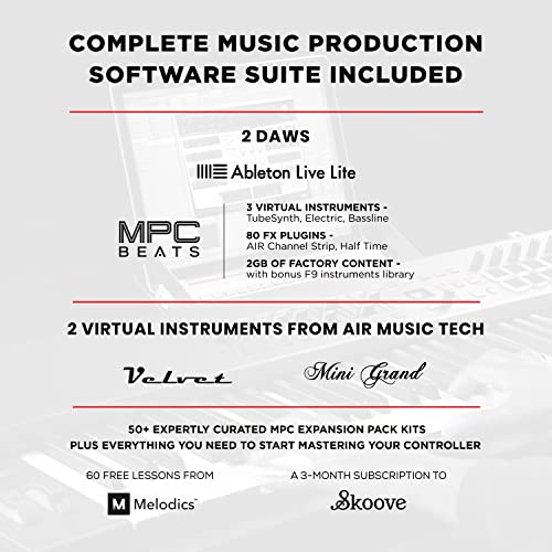 Image of Keystation 88 MIDI Keyboard Controller Beat Maker Bundle with 88 Keys and Sustain Pedal, Plus Software Suite