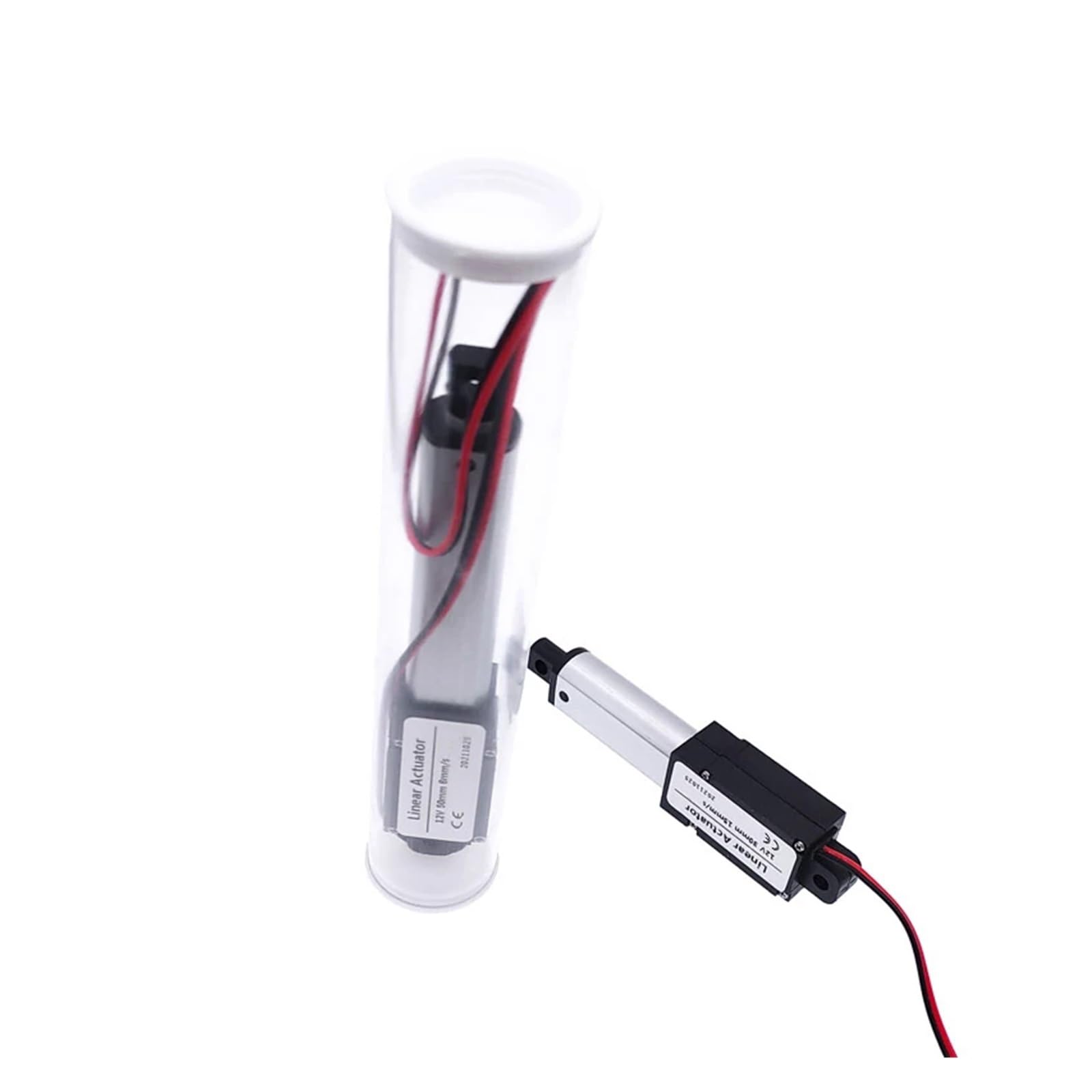 Elektryczny siłownik liniowy 30mm 50mm skok DC 12V silnik siłownika liniowego 30N/60N/100N/150N sterownik silnika liniowego perfection(12V-30mm-30N)