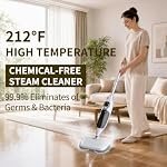 PUREBEAR 300°F Scrub & Steam Mop, Steam Cleaner With 13 Accessories - Image 2