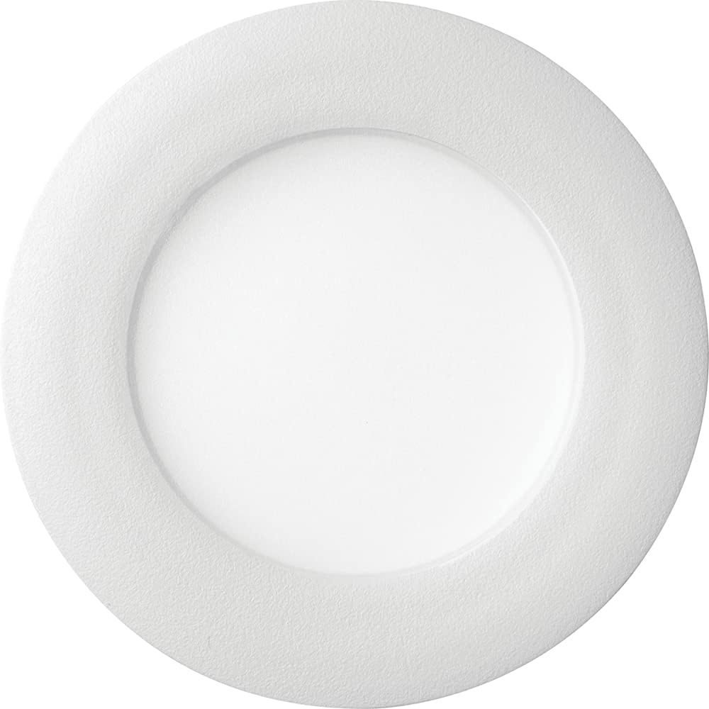 Juno WF4 SWW5 90CRI MW M6 Round Baffle LED Downlight, 120 Volts, 2700K/3000K/3500K/4000K/5000K, Triac Dimming, 4-Inch Ultra-Thin, Matte White (Pack of 2)
