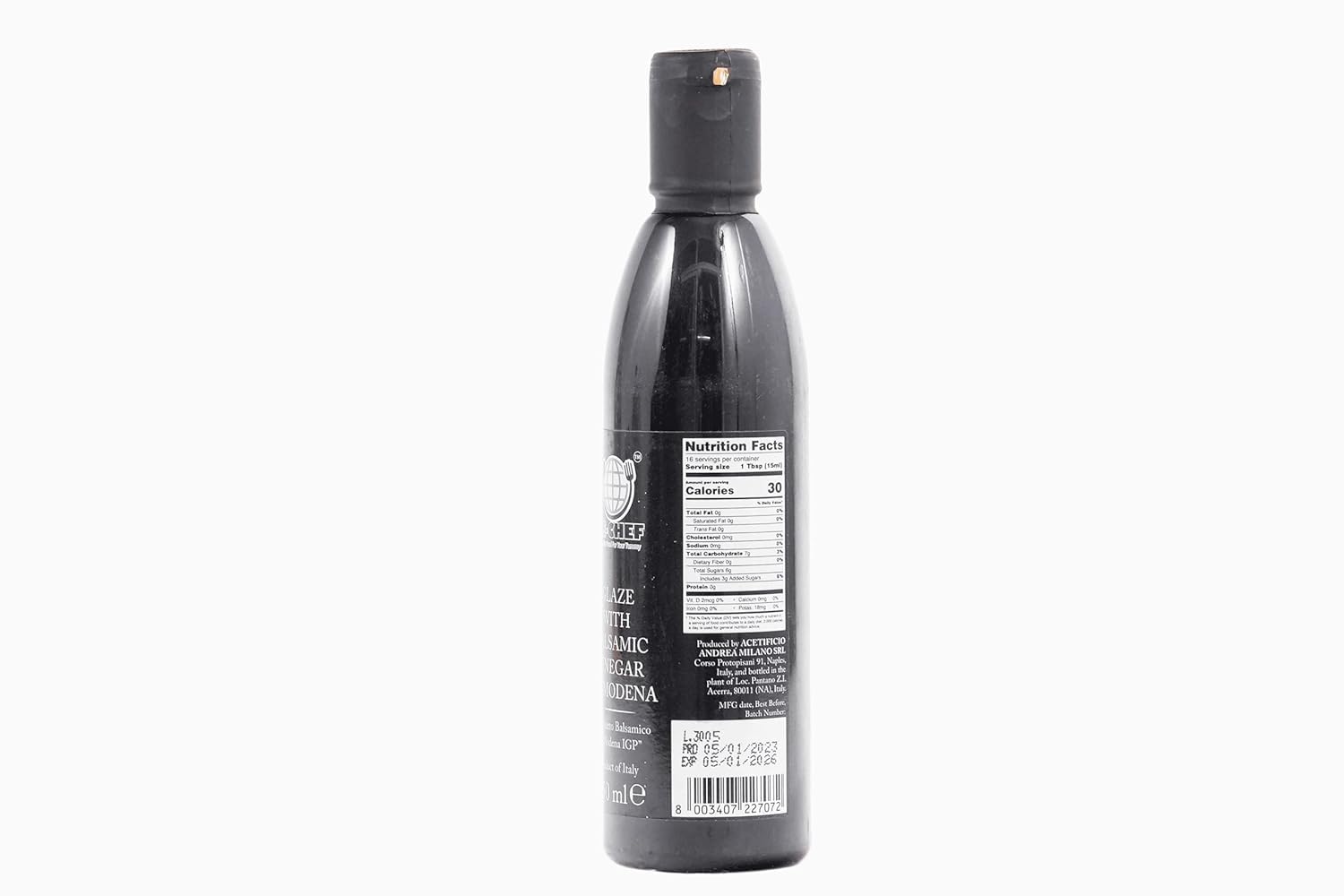 LE-CHEF Balsamic Glaze 250ml | Italian Balsamic Glaze for Salads, Pasta, Pizza & Gourmet Cooking | Rich, Sweet–Tangy Finishing Glaze for Drizzling & Plating - Image 3 thumbnail