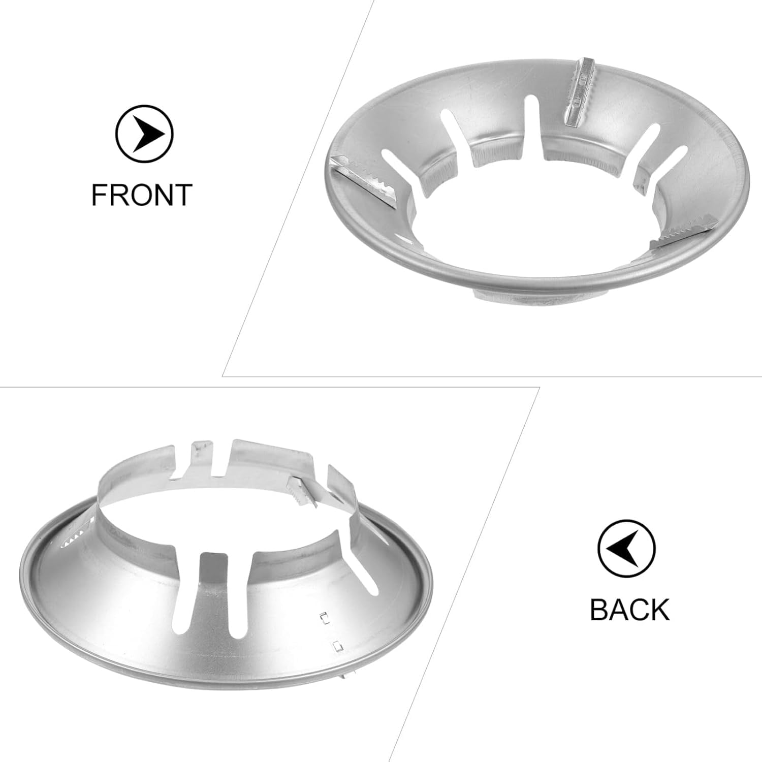 Glozzeria 1 Piece Gas Saver Burner Stand Gas Burner Cover Gas Saver Jali Home Gas Stove Fire & Windproof Energy Saving Stand Gas Stove Stand Max Gas Saviour Organization and Storage 3
