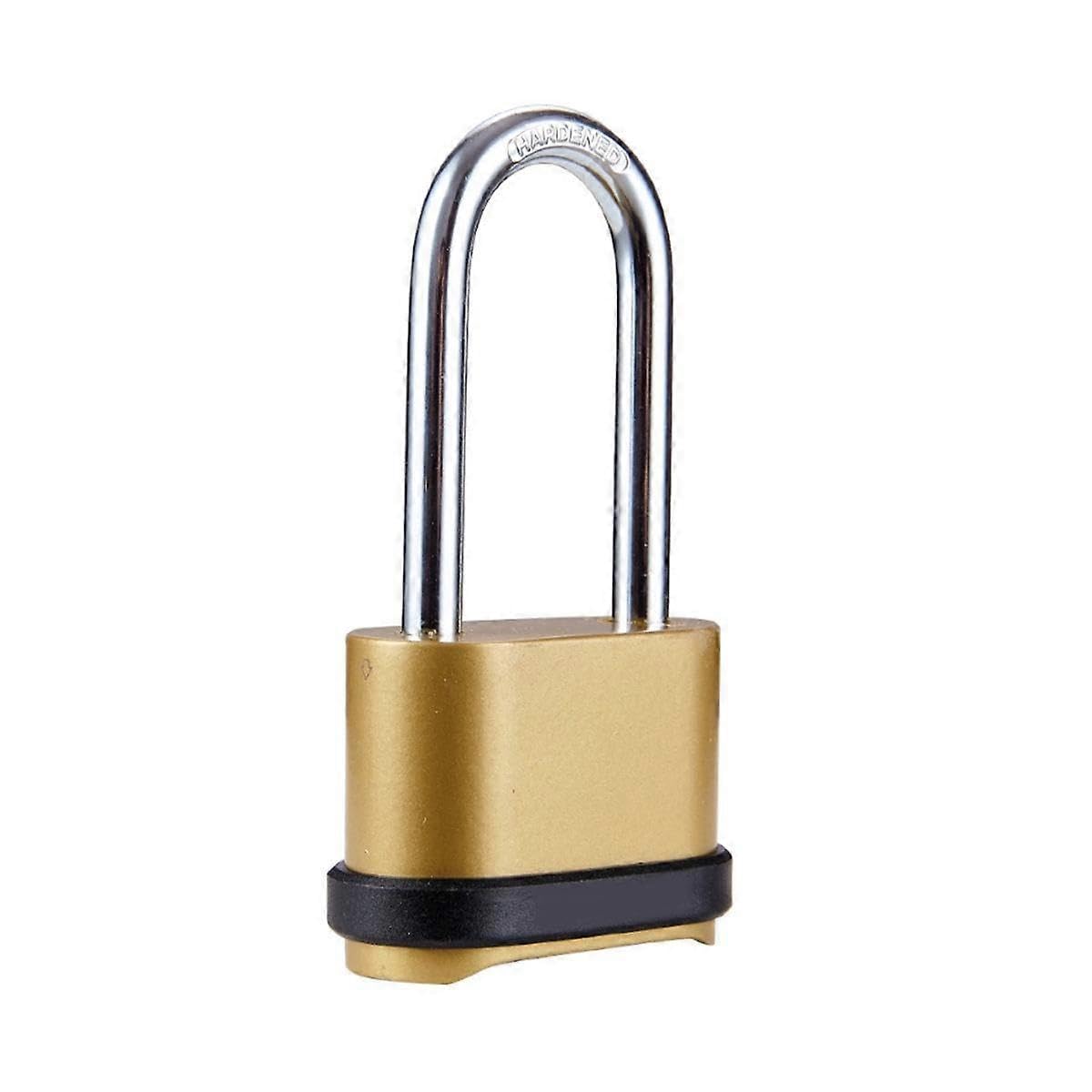 Joyhappst Image Color Long Beam Combination Lock, Padlock, Extended Lock Hook Bottom, Four Zinc Alloy All-Metal Long Hook