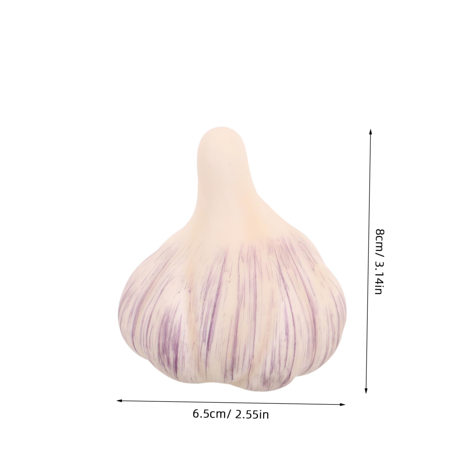 Sosoport 6pcs Foam Realistic Garlic Clusters Creative Vegetable Decoration for Photography Background Props Friendly Educational Tool for Events and Home Decor