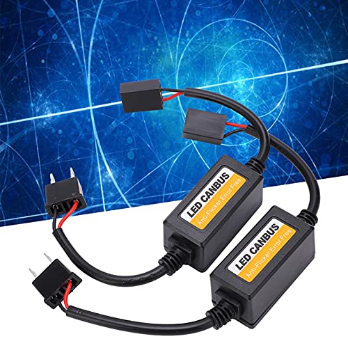 LED Decoder, 2PCS LED Light Fault Canceller Fault Canceller für H7 DC für Canbus Bus Decoder