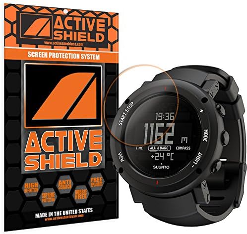 Suunto Core Ultimate Smartwatch (6 Pack) Screen Protector Active Shield All Weather Premium HD Shield with Lifetime Replacement Incentive Program