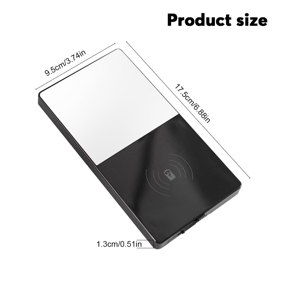 mizikuu Scaldacaffe elettrico, 2 in 1 Scalda Tazza da Caffè Elettrico con Ricarica Wireless 55 °C Scalda Bevande Riscaldatore Caffè Intelligente per tè, acqua, cacao, latte o zuppa