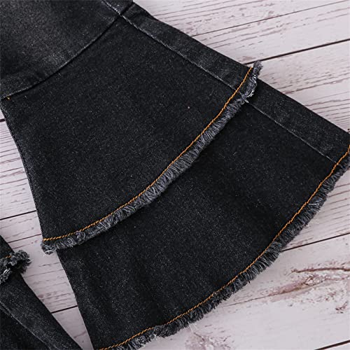Child Kids Toddler Baby Girls Denim Jeans Bell Bottoms Pants Trousers Leggings Jeans Girls Basic Denim Jeans Pants2