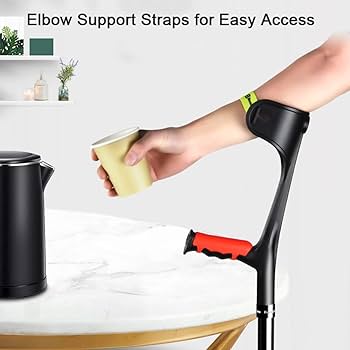 Amazon.co.jp: 大人用折りたたみ松葉杖、10段階高さ調節可能な