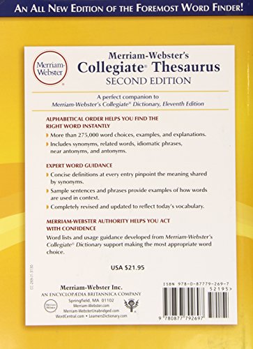 Merriam-Webster's Collegiate Thesaurus - Image 2