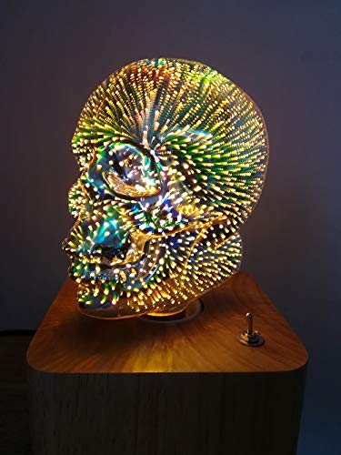 Lampada Skull Cosmos 3D D95 4W E27 warmwhite
