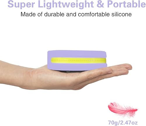 Miniatura 7 de COSOOS - Linterna recargable para faros delanteros con luz LED para exteriores, diadema ajustable para mujeres y niñas, haz ancho de 1000 lúmenes y