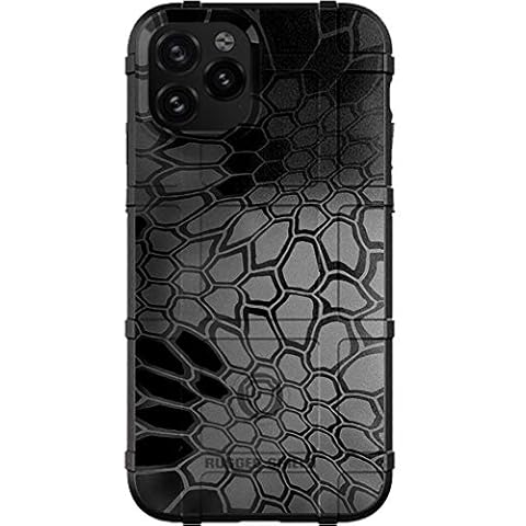 EGO TACTICAL Rugged Shield Limited Edition Case Design for iPhone 12 & iPhone 12 Pro 6.1" - Black Kryptek Typhon Camouflage Cover