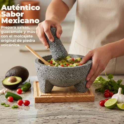 La Mejor Selección de Molcajetes Top 10. 2 Imagen adicional