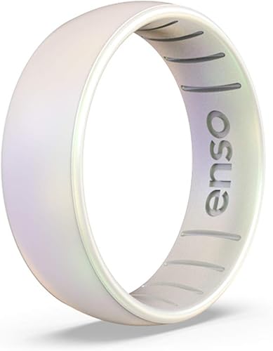 Enso Rings - Anillo de silicona Legends Classic fabricado en los Estados Unidos - Un anillo de silicona ultracómodo, transpirable y seguro - Anillo