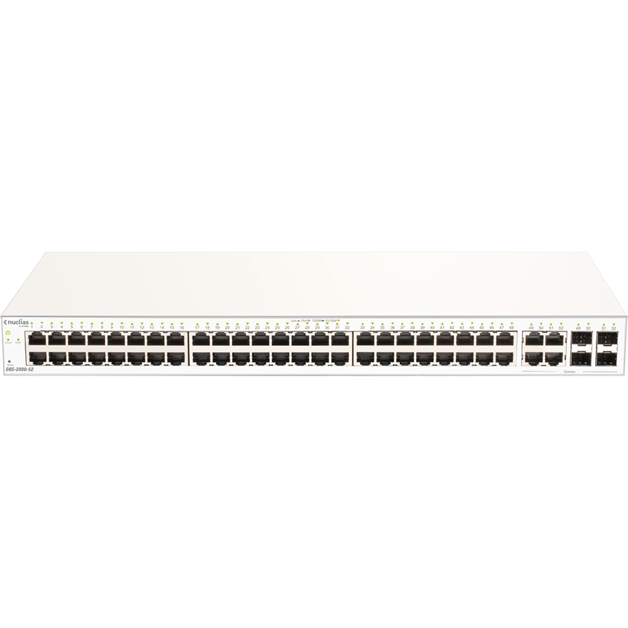 D-Link Nuclias ClouD-Managed DbS-2000-52 - Switch - 48 X 10/100/1000 + 4 X KombI-Sfp (dbS-2000-52)