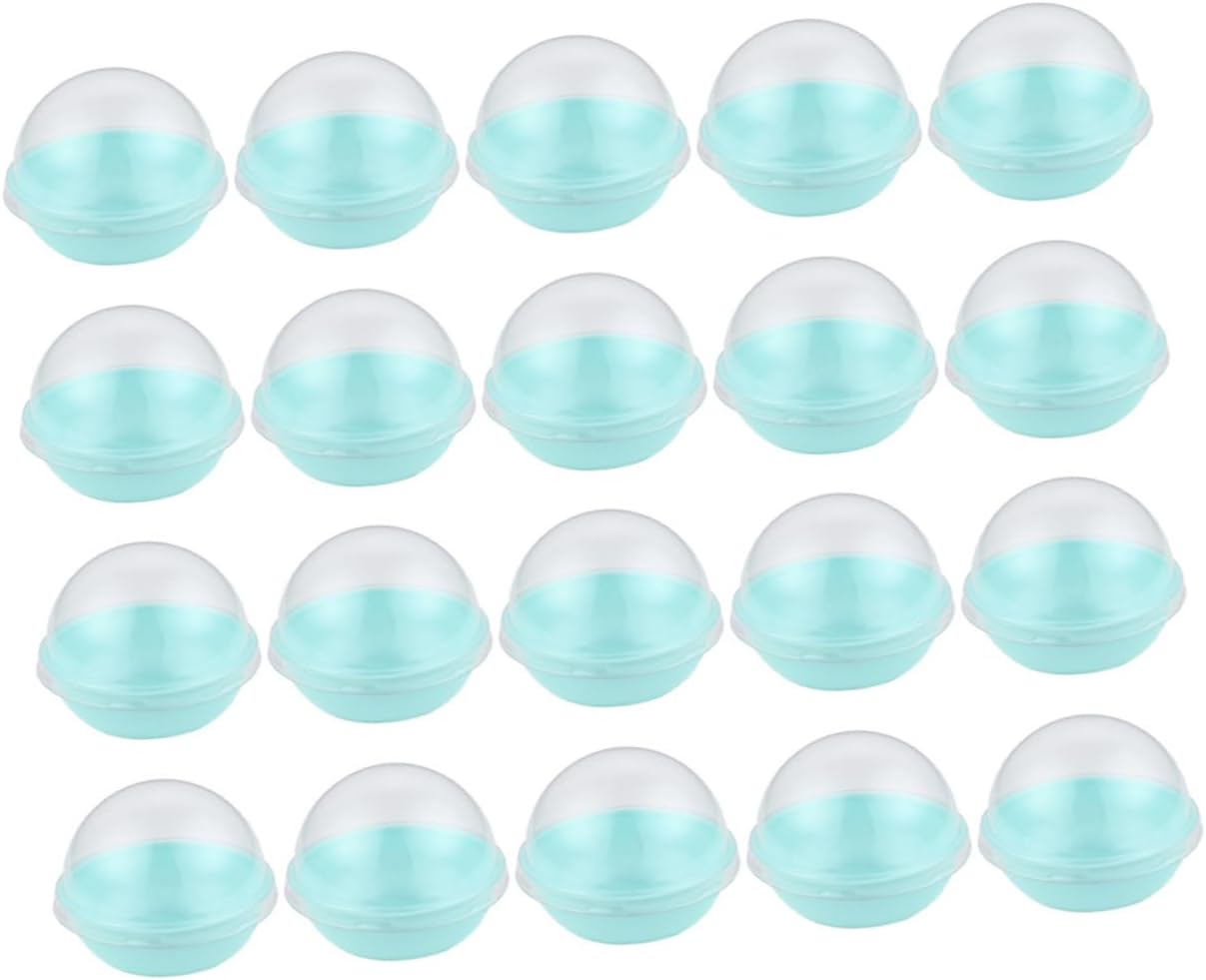 Ipetboom 50Pcs Transparent Dome Dessert Packing Boxes for Egg Yolk and Small Lightweight Treat Wrapping Containers for Home Baking and Shops