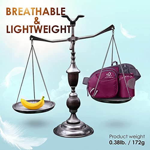 Waterfly Hiking Waist Bag Fanny Pack With Water Bottle Holder For Men Women Running & Dog Walking Fit All Phones (Bottle Not Included) #TOP6