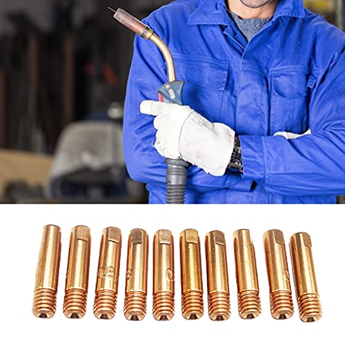 Qiguch66 Welding Torch Accessories Kit Corrosion Resistant Good Thermal Conductivity Red Copper Welding Machine Nozzle Contact Tips Set thumb #4
