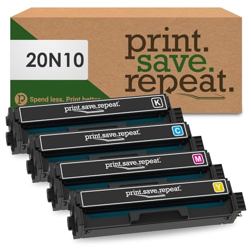 Print.Save.Repeat. Lexmark 20N10 4-Color Combo Pack Remanufactured Toner for CS331, CS431, CX331, CX431