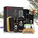 Produktbild Pflegeset für Bartpflege, Bart- / Bart-Shampo, Bart-Conditioner & Bart-Balsam Butter & Bartöl & Shampoo & Bartbürste & Holz-Bartkamm, Bestes Weihnachtsgeschenkset