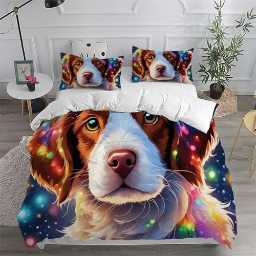 Housse de couette 220x240cm fermeture éclair pour lit enfant et king - 6