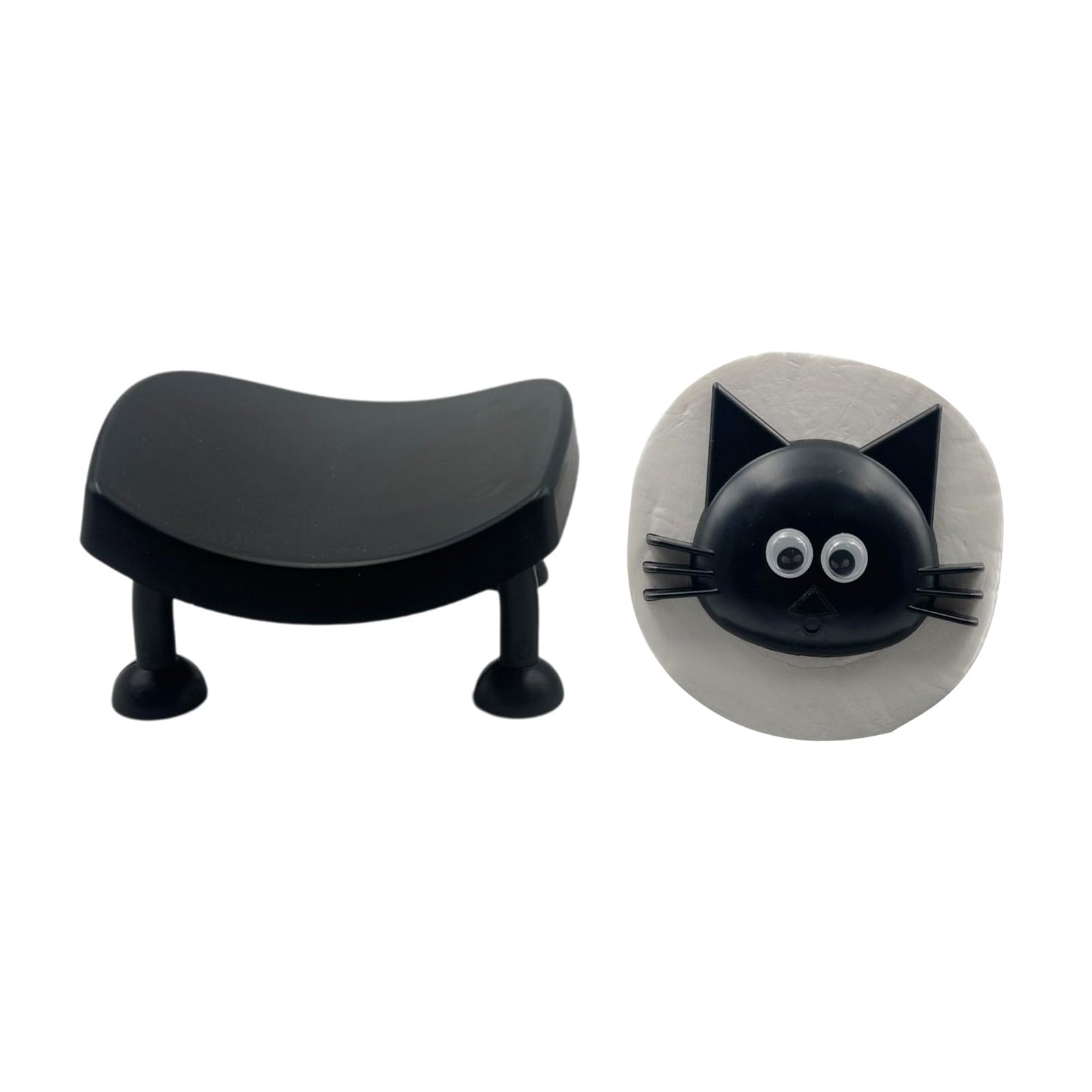 Xjdzineq Creative Cow/Cats Bathroom Paper Organiser Decorative Toilet Roll Holder Tissue Rack for Home or Use Easy Assembly Tissue Rack