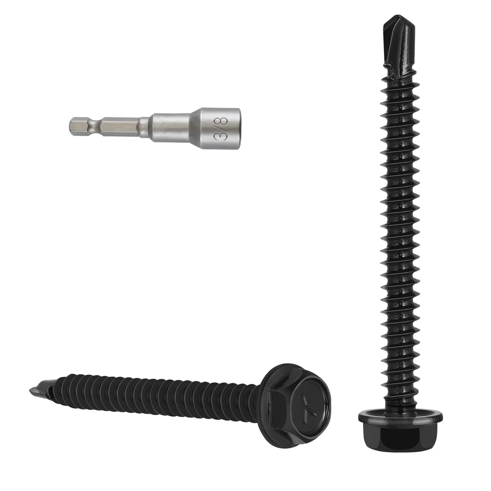 410 Stainless Steel Sheet Metal Screws - Self Drilling -12