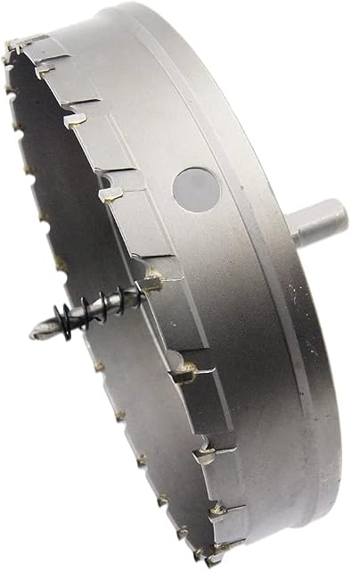 Hole Saw LAIWEI Carbide Hole Cutter Stainless Steel Metal Drill Bit Tungsten Alloy Bit TCT Hole Saw Cutting Diameter 6"(152mm)