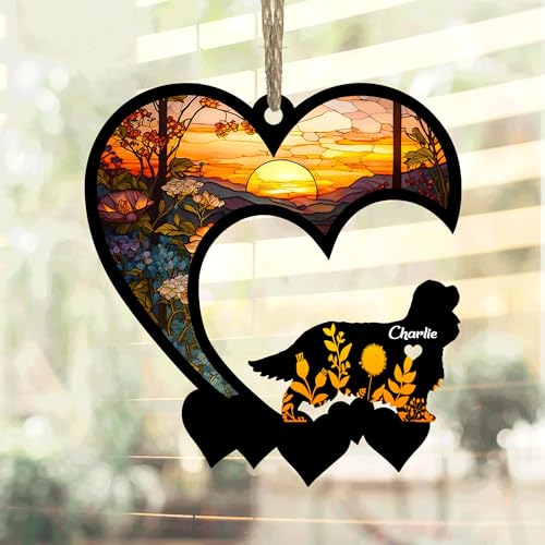 Lovely POD Cavalier Suncatcher Ornament
