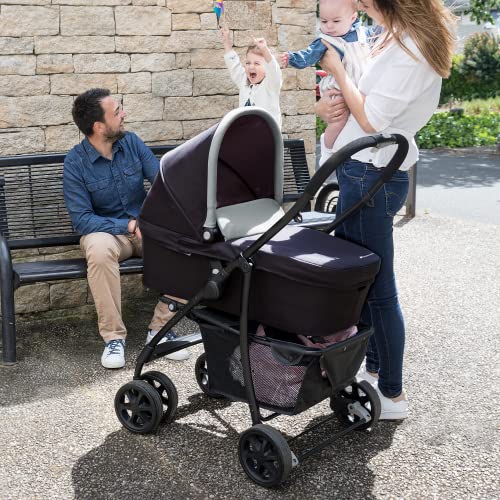 Bebeconfort Roadeo 3-in-1 Kinderwagen, 3-in-1, 0 maanden tot 4 jaar, 0-22 kg, Shadow Block - Afbeelding 8