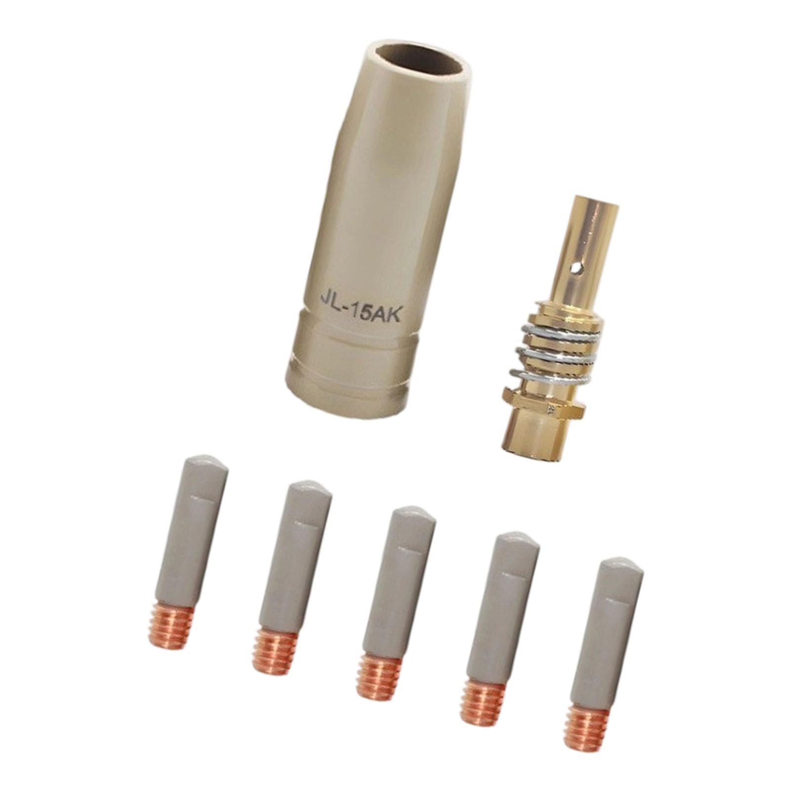Duty 15AK Welding Nozzle Conductivity Tip Aviation Aluminum Alloy for 15AK Torch Part Smooth Task High Temperature Welding Nozzle