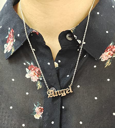 Collier couronne initiale lettre argent résistant pour adolescente - 2
