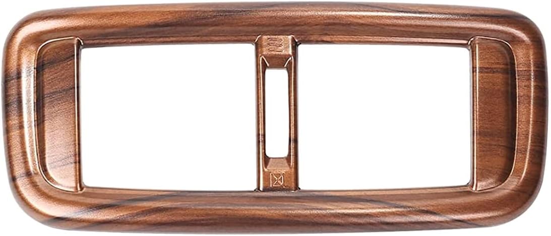 Thenice for CRV Rear Air Vent Panel Armrest Box Outlet Cover Trim Peach Wood Grain Decaration Accessories for Honda CR-V LX EX EX-L Touring Hybrid 2017 2018 2019 2020 2021 2022