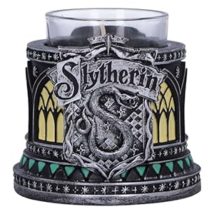 Nemesis Now Harry Potter Slytherin Teelichthalter Silber