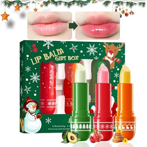 ISBEAUSOLS Christmas Lip Balm Gift Set Cover