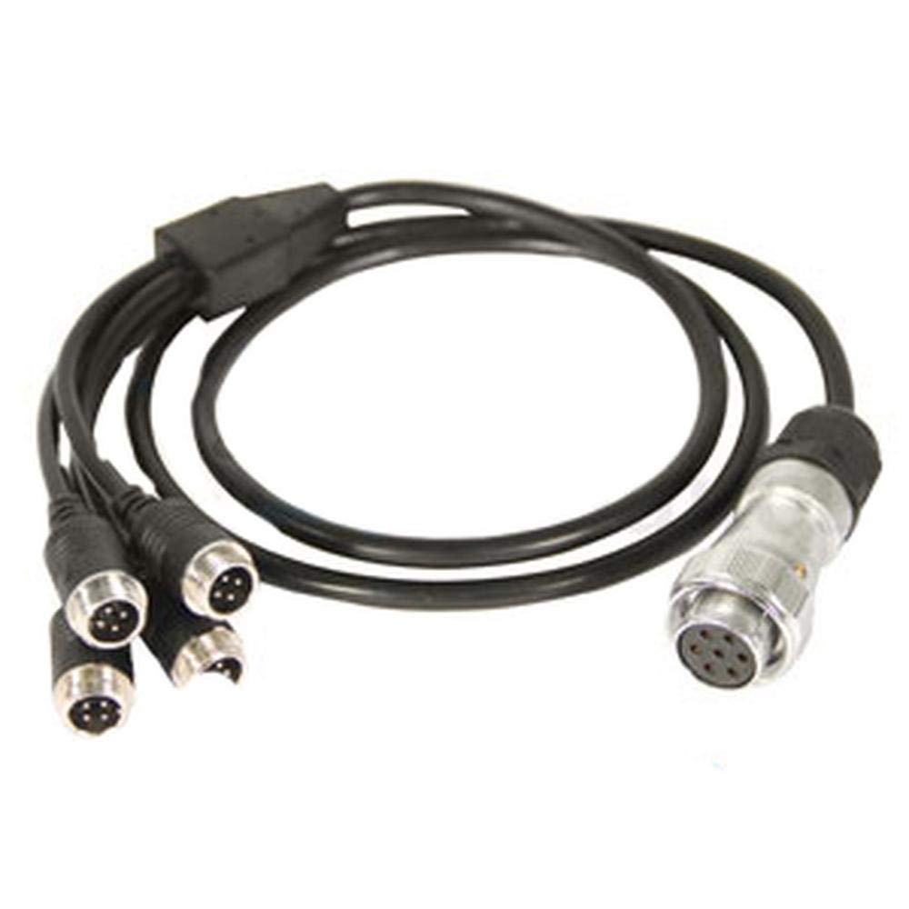 RAParts C4SPL Fits CabCam Camera End Short 4 Way Splitter Made to be Universal