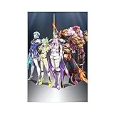 Fairy Ranmaru : Anata No Kokoro Otasuke Shimasu Anime Poster sur toile Décoration de chambre à coucher Paysage sportif Décoration de bureau Cadeau sans cadre : 40 x 60 cm