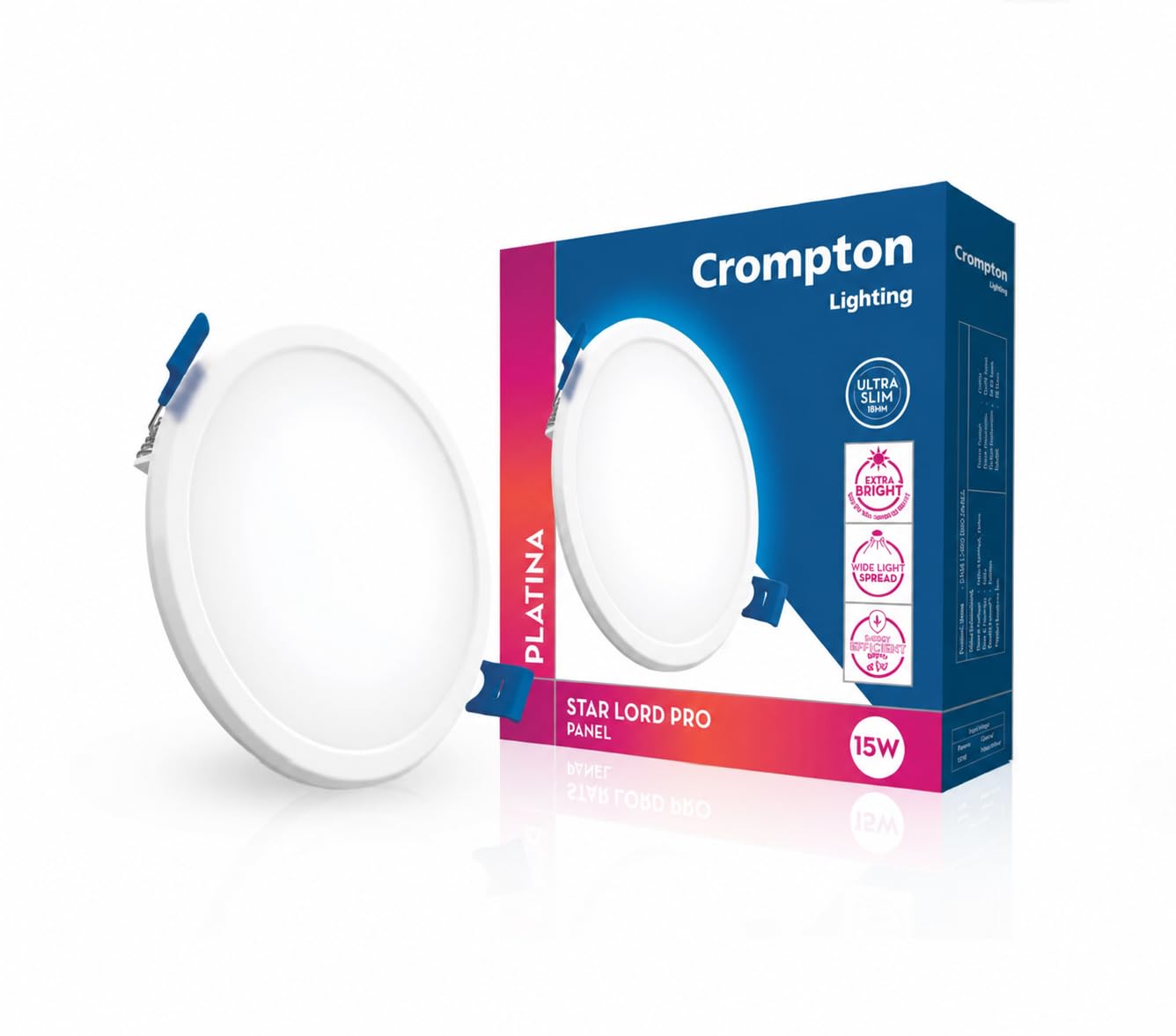 Crompton Star Lord Pro | Recessed Ceiling Lights | 15W | for False Ceiling Installation | Cutout: 6" | for Home, Living Room, Office & Shops | Round | Cool White | Pack of 1 (Cool Day Light)-image-22