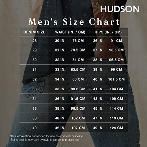 HUDSON Men's Blake Slim Straight Leg Twill Pant4