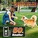 Dog Bark Deterrent Devices, Ultrasonic Anti Barking Device for Dogs, 50 FT Range Indoors Outdoors Stop Barking Behavior Training Correct Rechargeable, Portable Safe & Humane Bark Control for Dogs